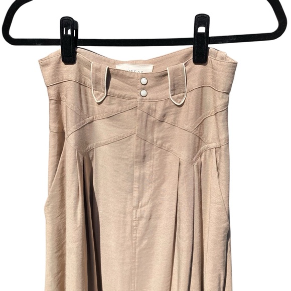 THE GREAT. Field Beige Maxi Skirt - Picture 3 of 7